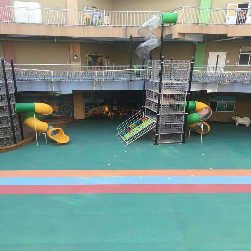 91视频网站在线观看塑膠地板案例欣賞|青島市大風車幼兒園